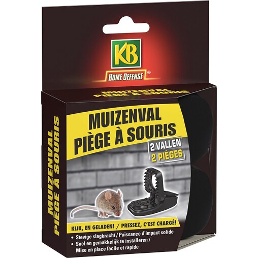 KB Kunststof muizenval 2 stuks voordeelpack